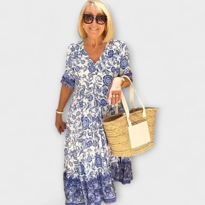 Caitlin - Elegantne cvjetne haljine s prozračnim dizajnom