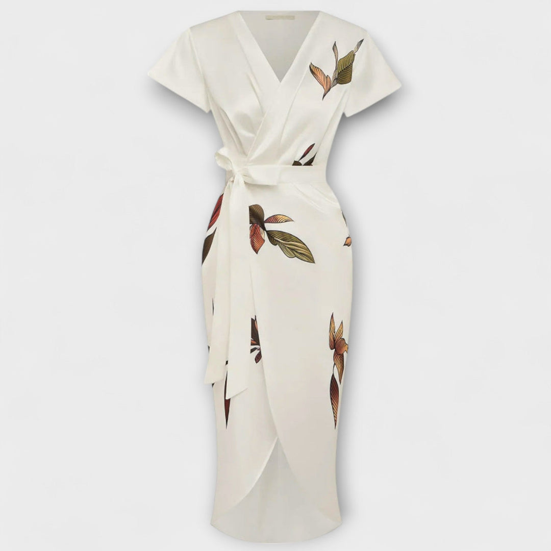 Satenaste zavinovací haljine