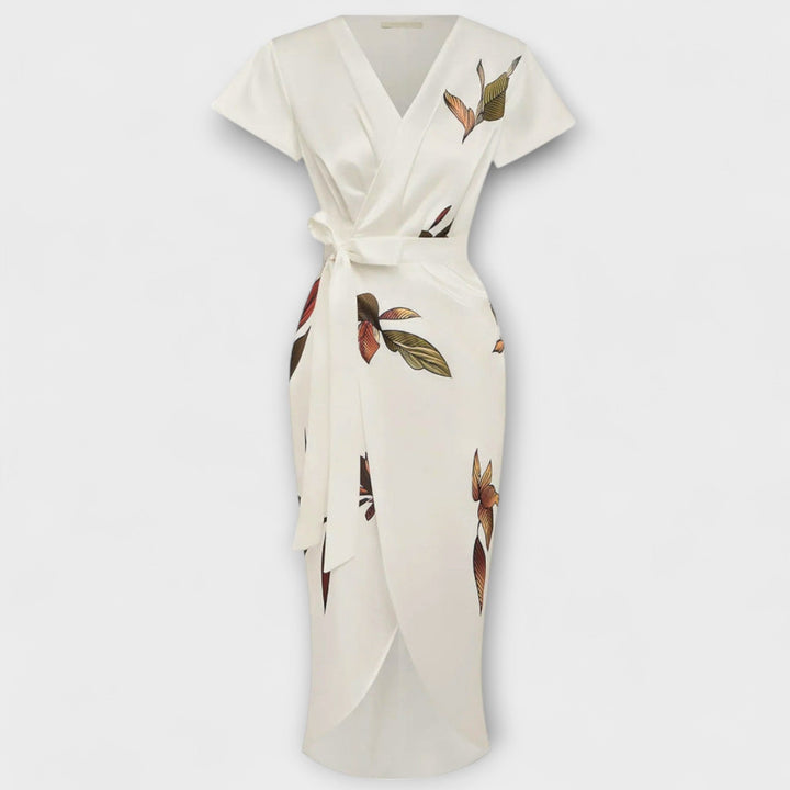 Satenaste zavinovací haljine