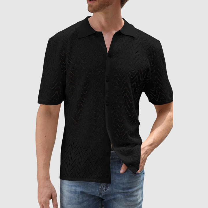 Libuše – Pletena košila s cik-cak uzorkom