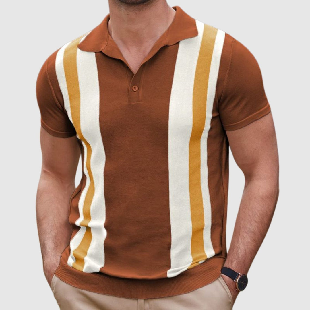 Libuše – Polo majica s kontrastnim detaljima