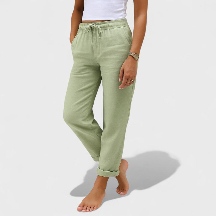 Klára - lanene Stretch Hlače