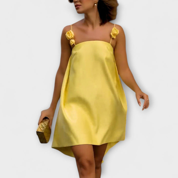 Jordan - Stilske cvjetne tiskane bezramne mini haljine