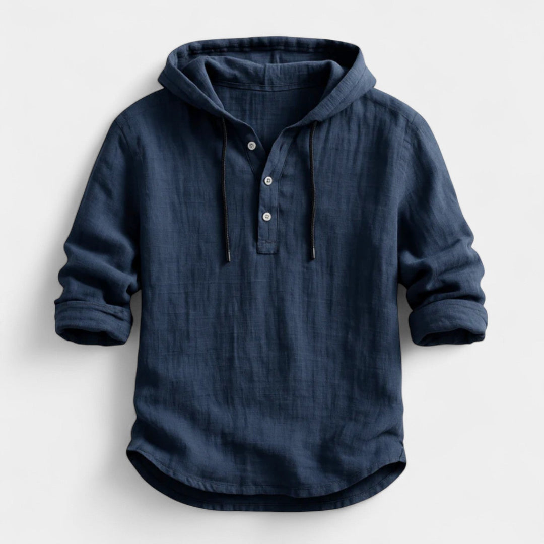 Adam – Lanena srajca s kapuco