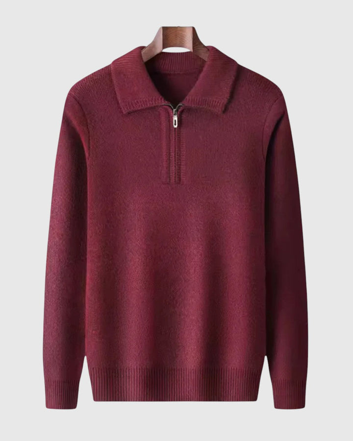 Libuše - Kašmirski pulover s četvrtastim zatvaračem Gstaad