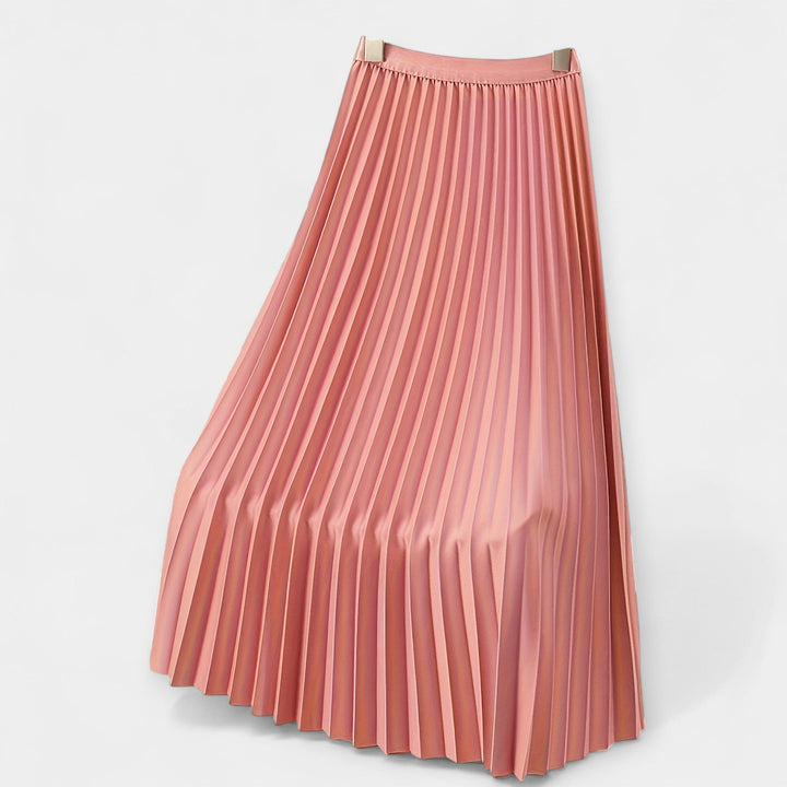 Veronika - Duga plisirana satenska suknja