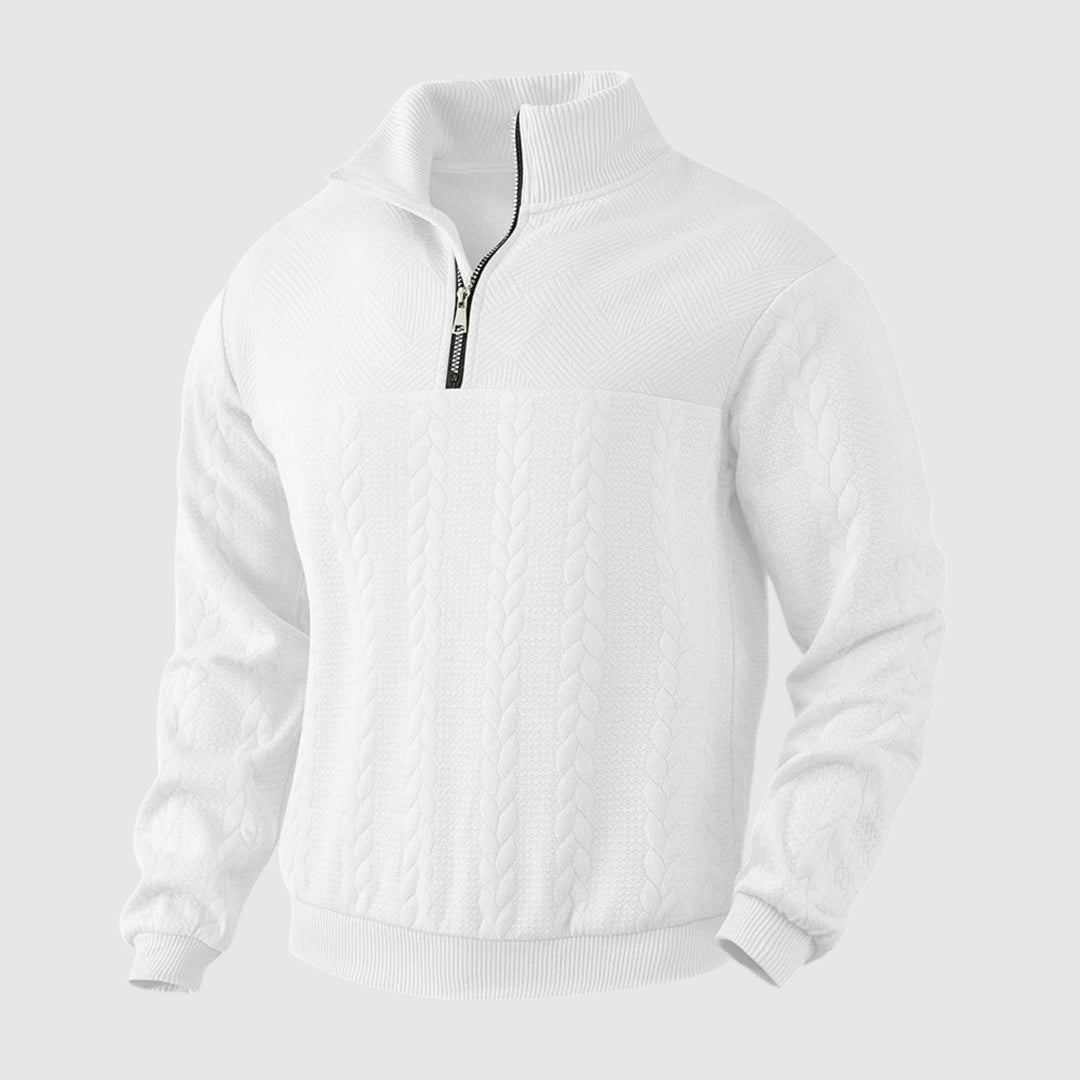 Libuše – Premijski pulover s četvrtinskim zatvaračem