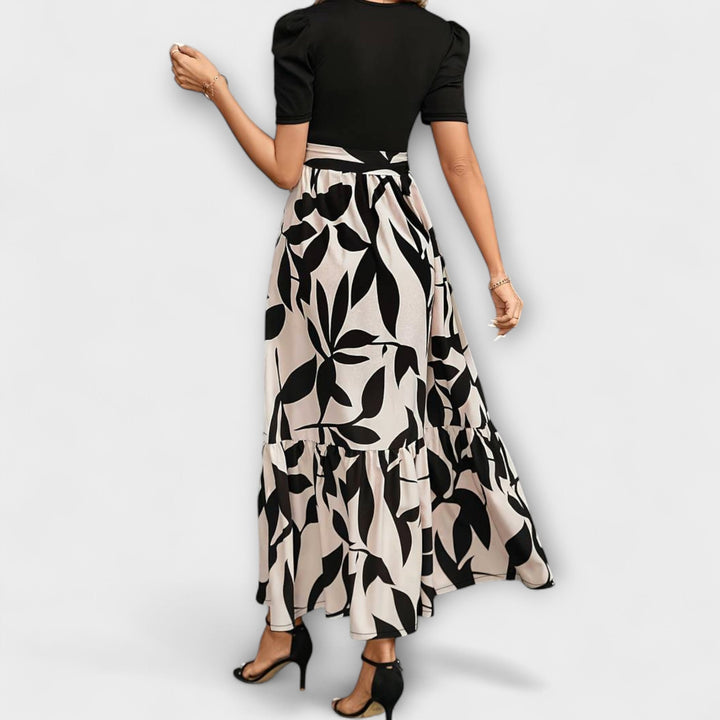 Luna - Ljetne haljine s cvjetnim uzorkom i okruglim izrezom