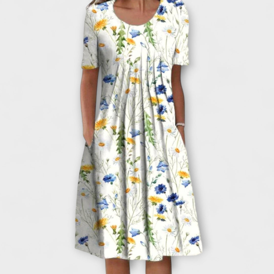 Emelie – Stilne plise haljine s kontrolom trbuha