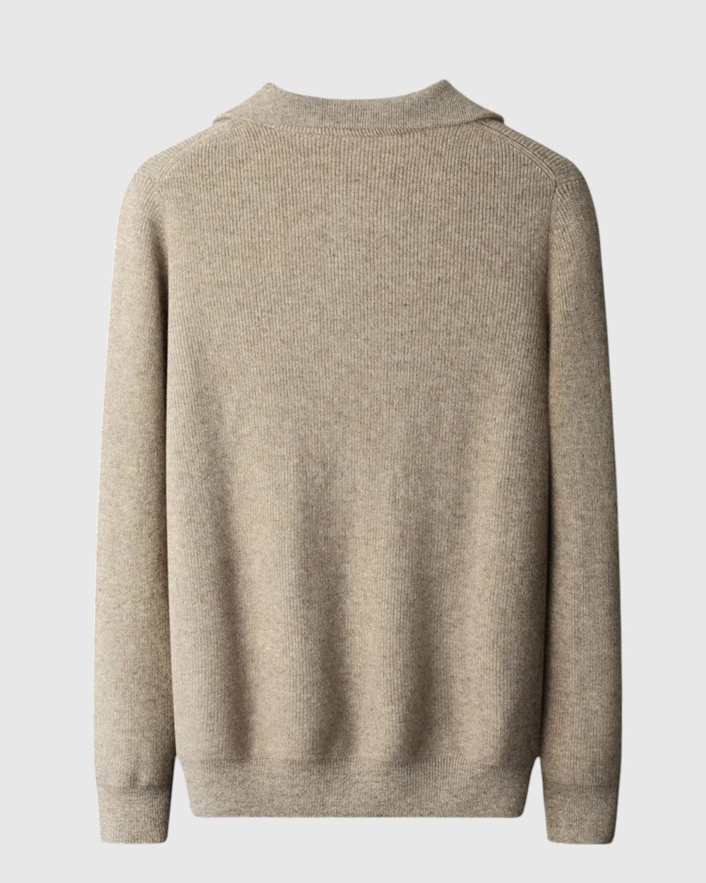 Libuše - Pulover Portofino od kašmira s polovičnim zatvaračem