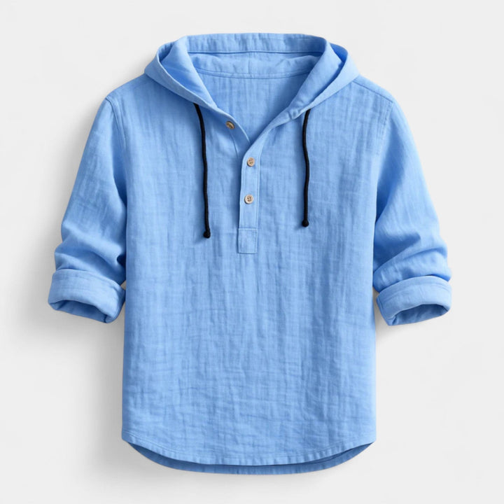 Adam – Lanena srajca s kapuco