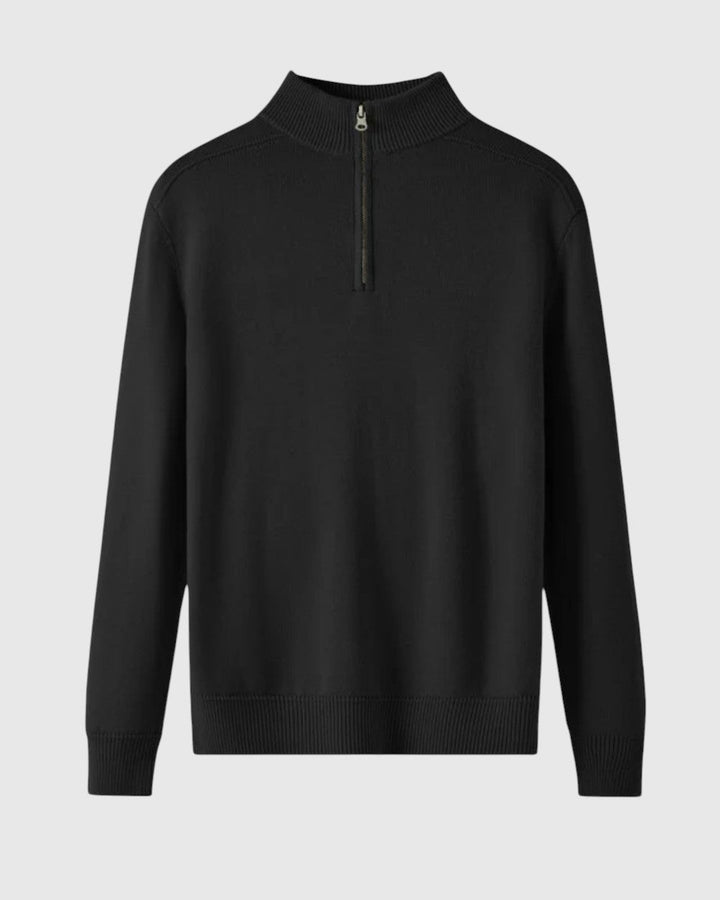 Libuše - Pulover s patentnim zatvaračem od merino vune Capri