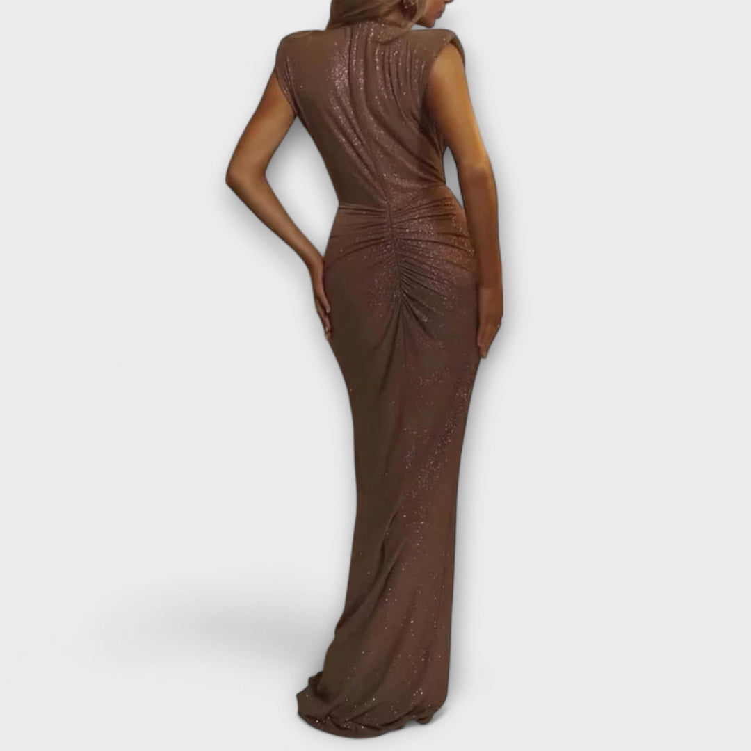 Thea - Maxi haljina s dubokim V izrezom