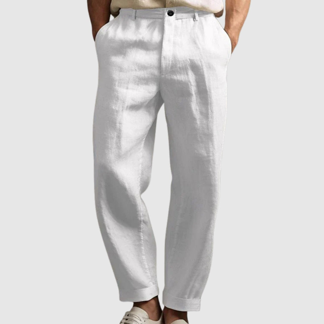 Libuše - Ljetne hlače od pamuka i lana