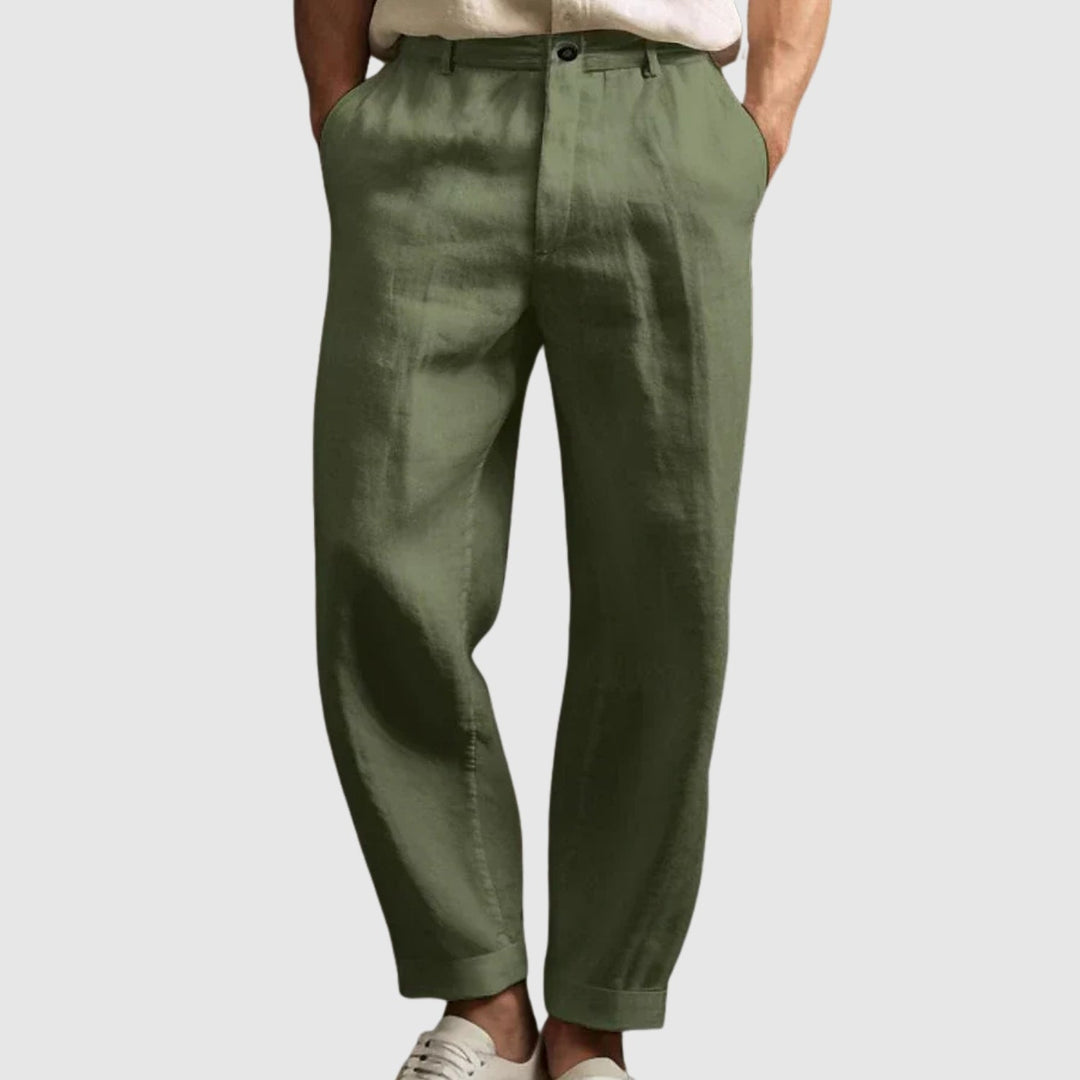 Libuše - Ljetne hlače od pamuka i lana