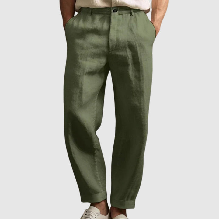 Libuše - Ljetne hlače od pamuka i lana