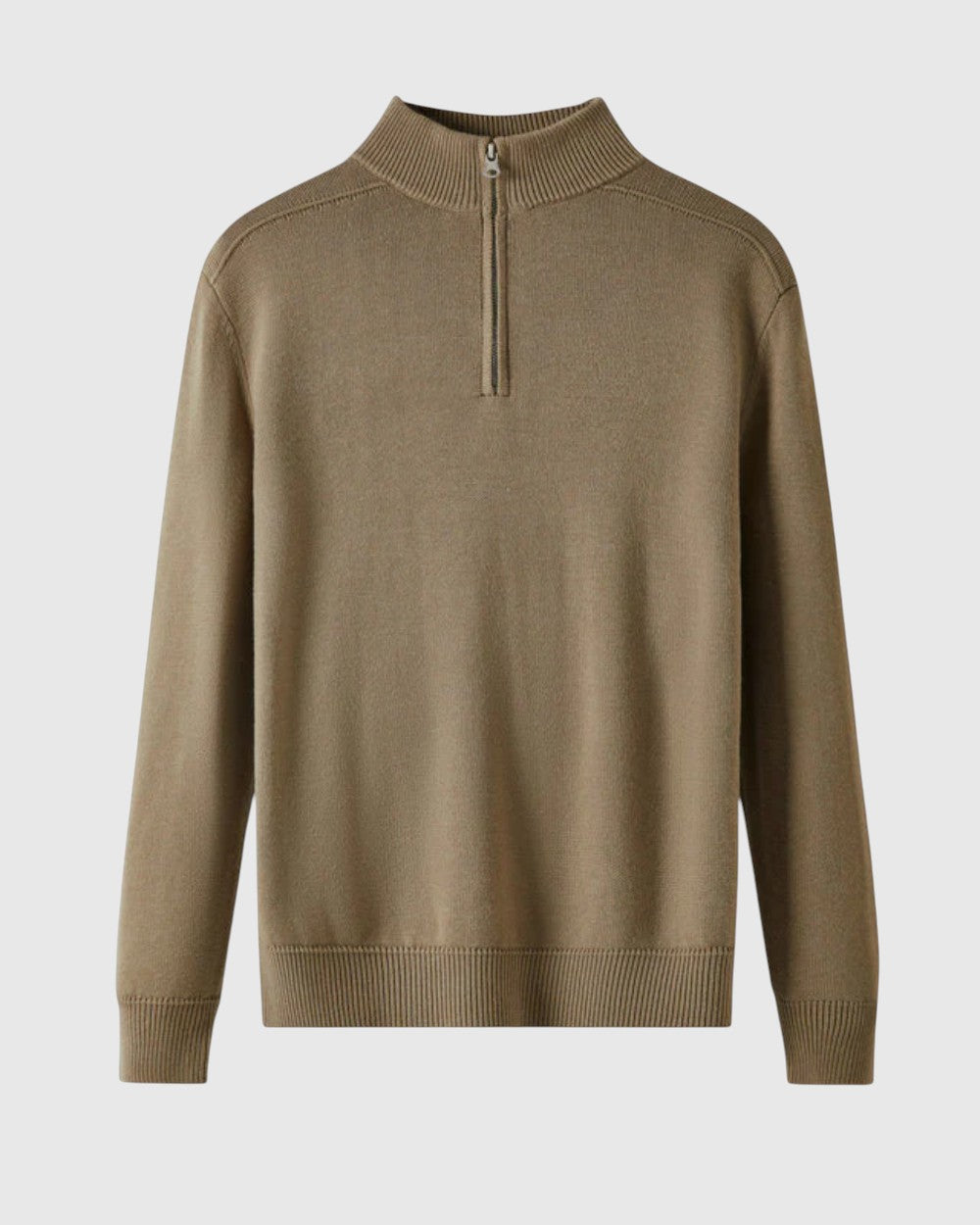 Libuše - Pulover s patentnim zatvaračem od merino vune Capri