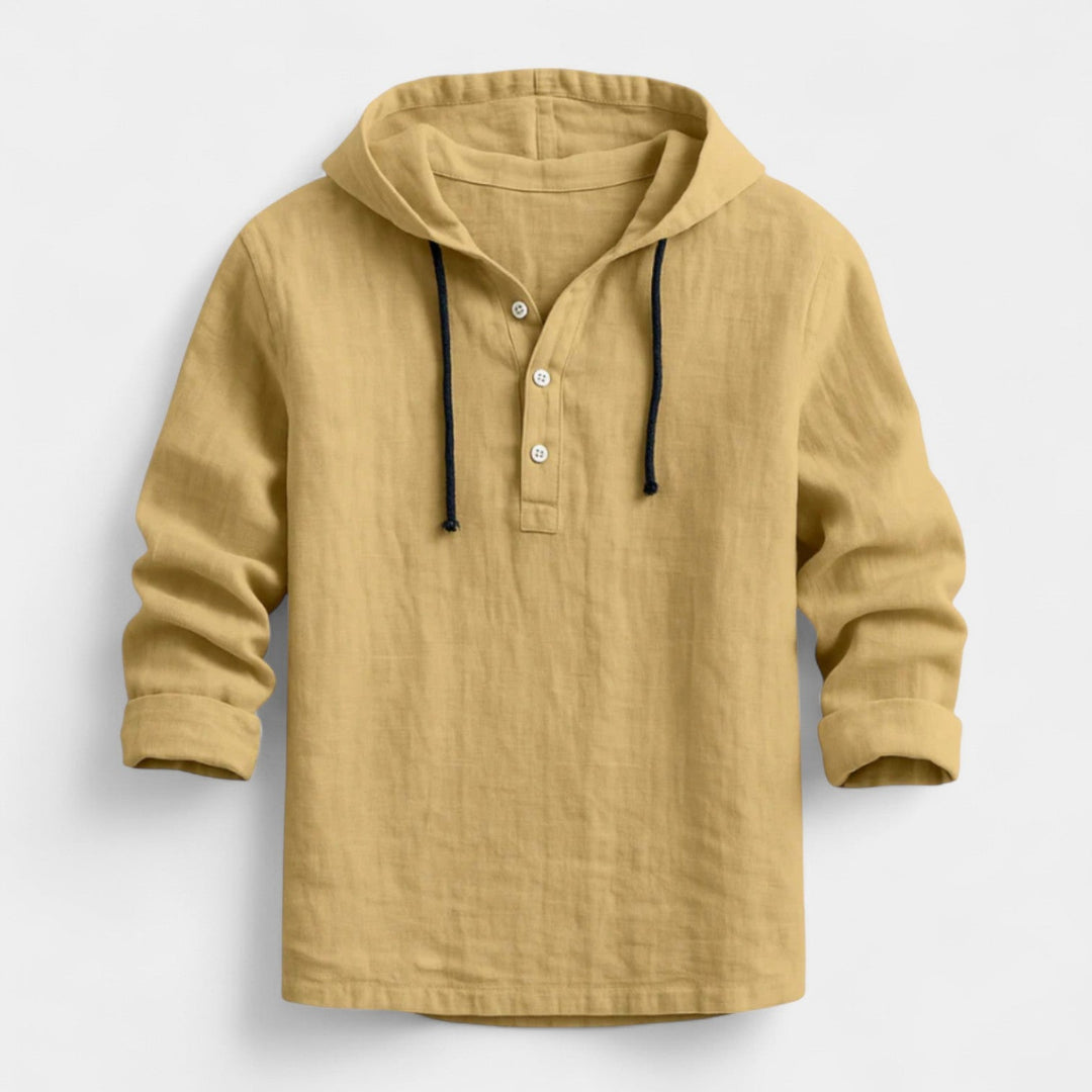 Adam – Lanena srajca s kapuco