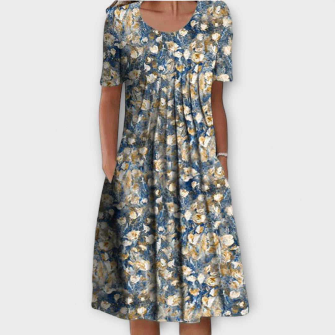 Emelie – Stilne plise haljine s kontrolom trbuha