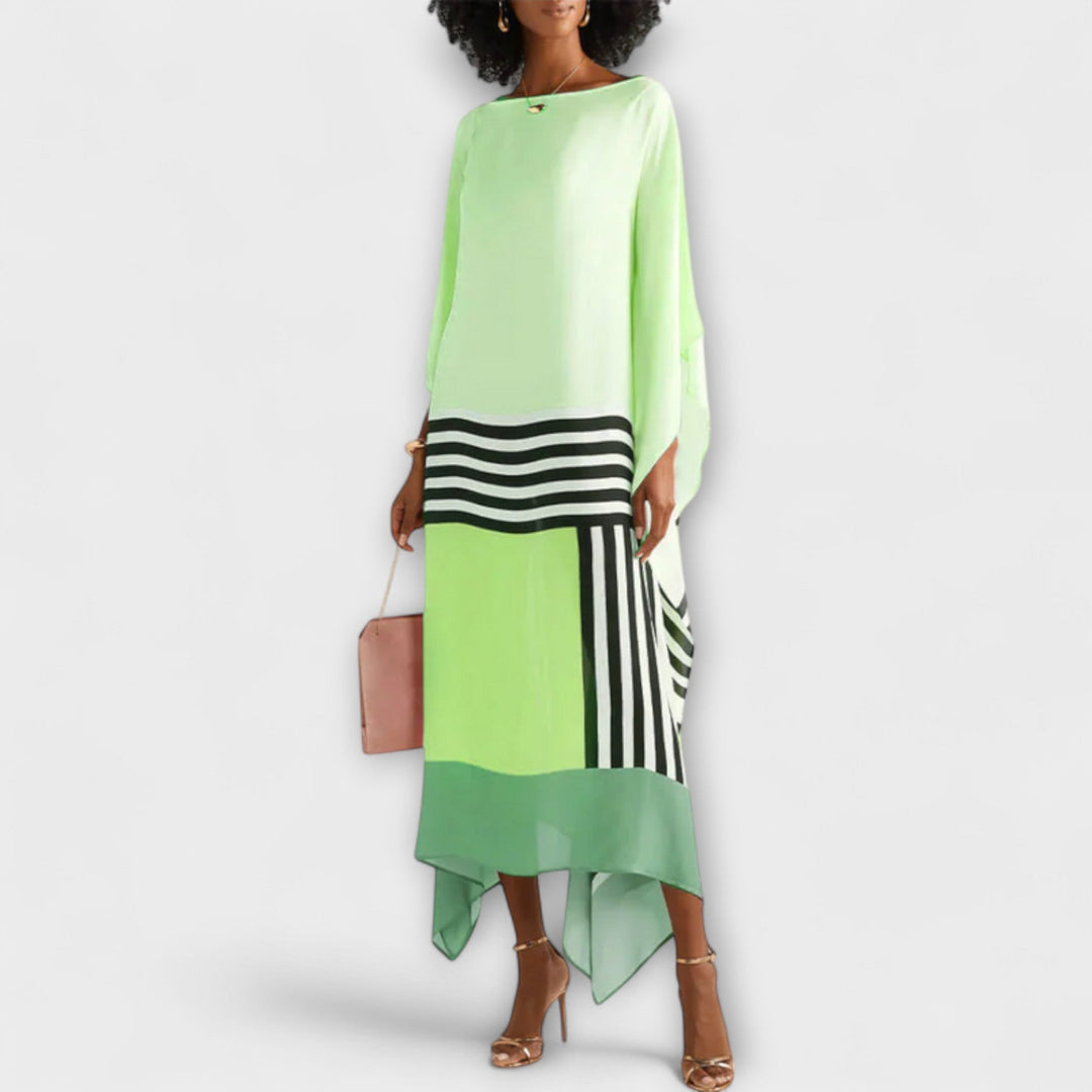 Elenora - Geometrijski kaftan s ležernim krojem