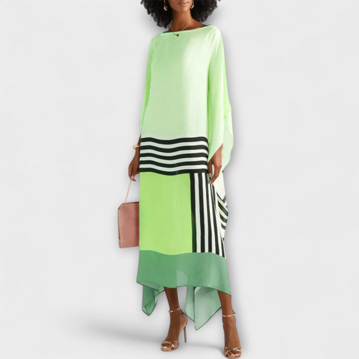 Elenora - Geometrijski kaftan s ležernim krojem