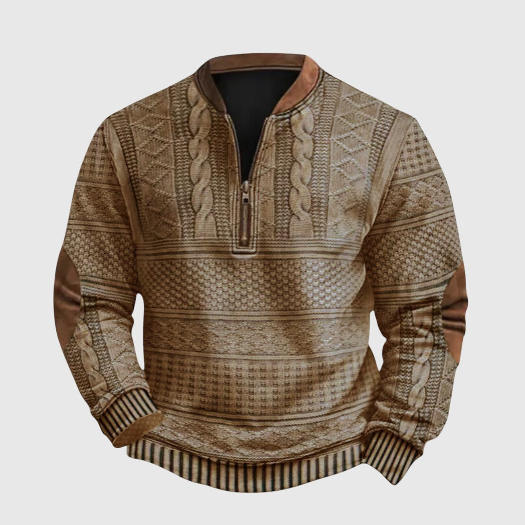 Charles - Pulover s polovičnim zatvaračem