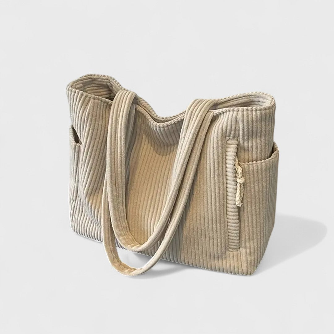 Tilda - Prugasta Torba s Detaljima na Šnuri