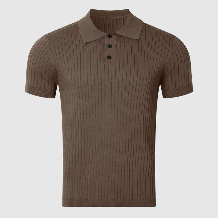 Libuše – Rebrasti polo s gumbnom zankom