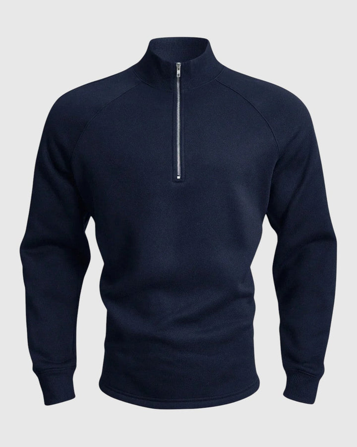 Libuše - Premium pulover s polo zatvaračem