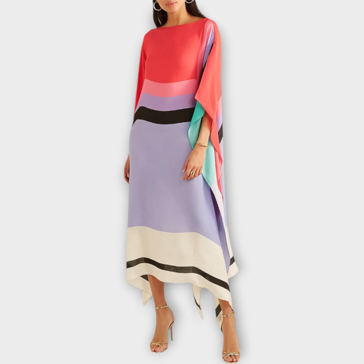 Elenora - Geometrijski kaftan s ležernim krojem