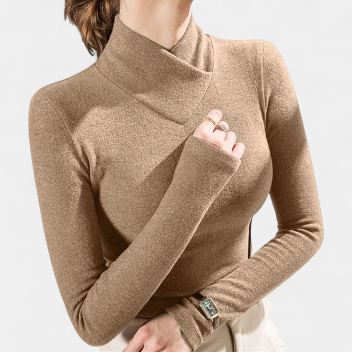 Veronika – Elegantni pulover s uskim krojem