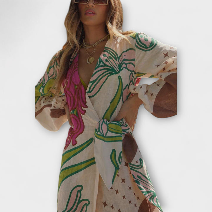 Tracey - Maxi haljina s vezanjem