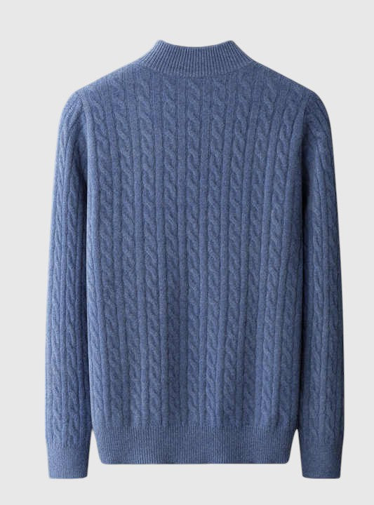 Libuše - Pletena polokošulja od kašmira Deneb