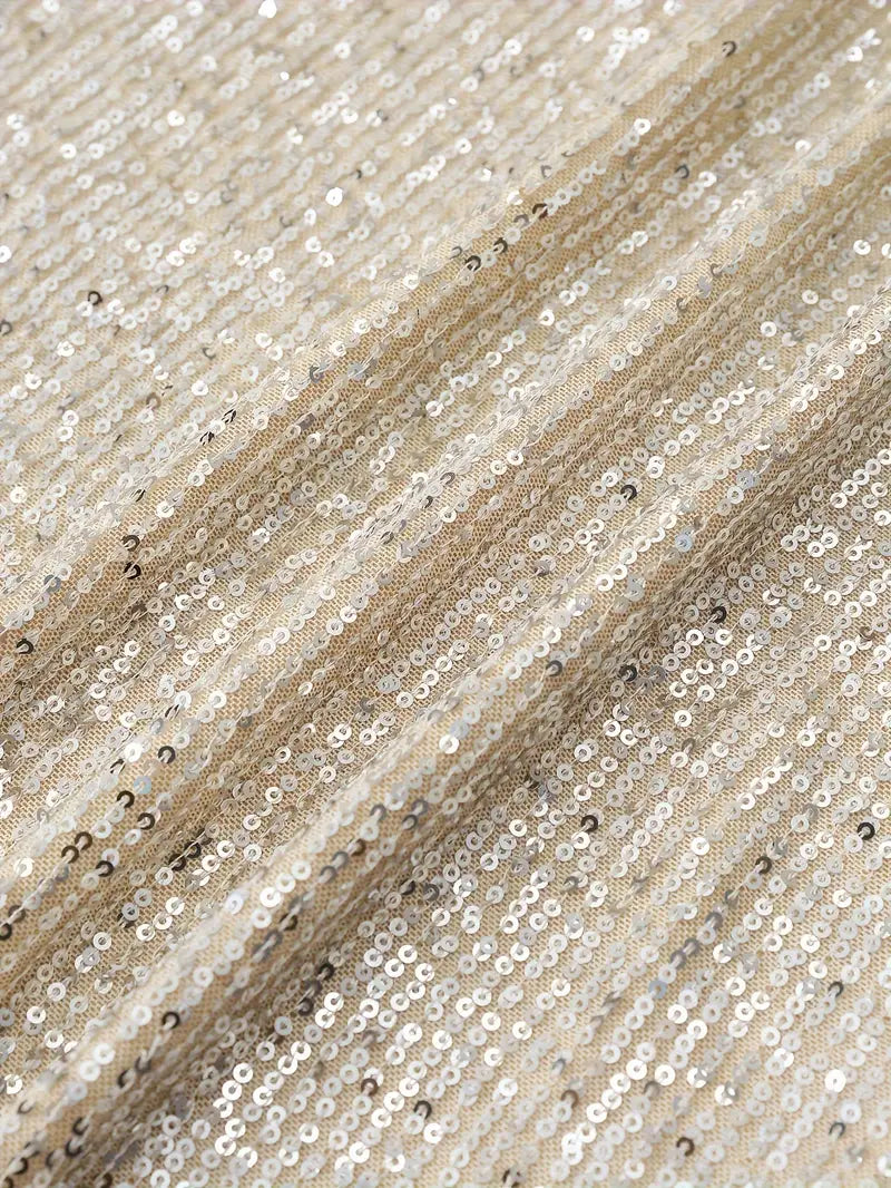 Party haljina s šljokicama i kontrastom