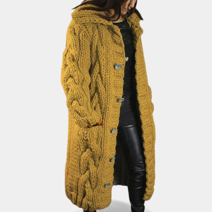 Adrijana – Elegantni udobni pleteni plašč