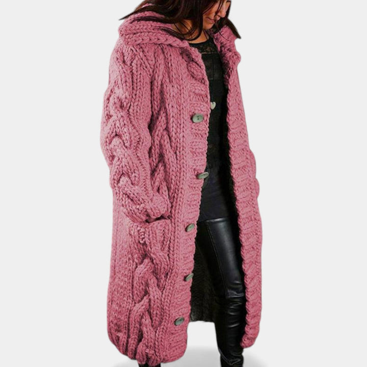 Adrijana – Elegantni udobni pleteni plašč