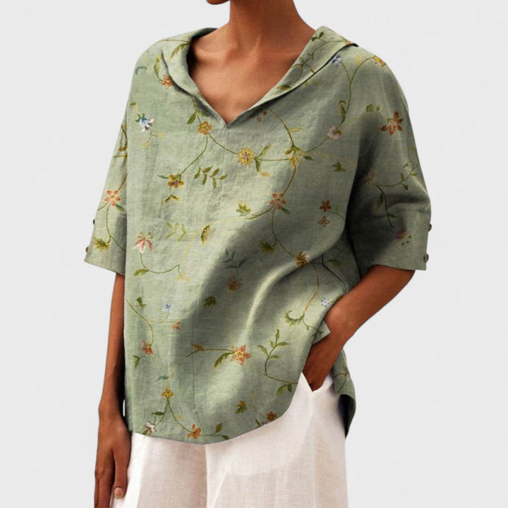 Lenka - Elegantan top s V-izrezom