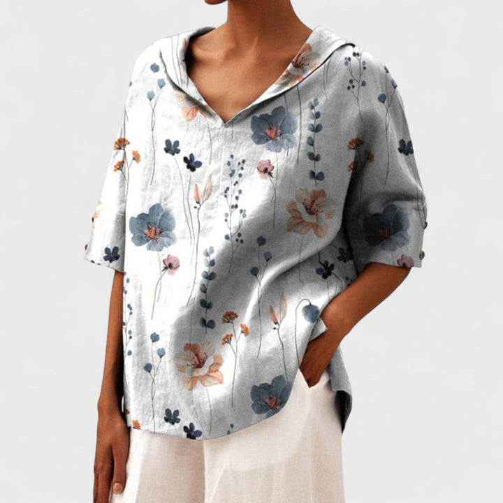 Lenka - Elegantan top s V-izrezom