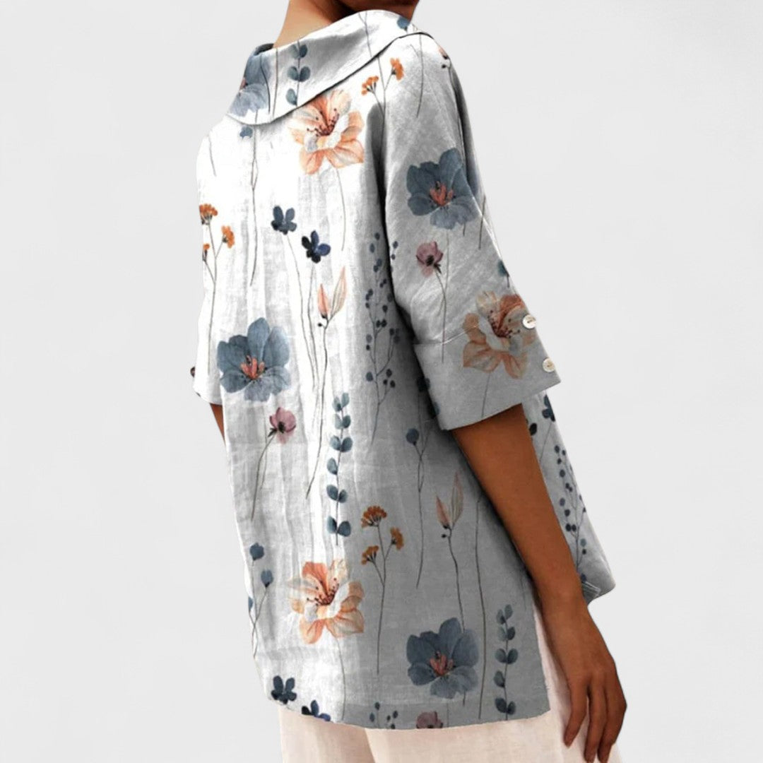 Lenka - Elegantan top s V-izrezom