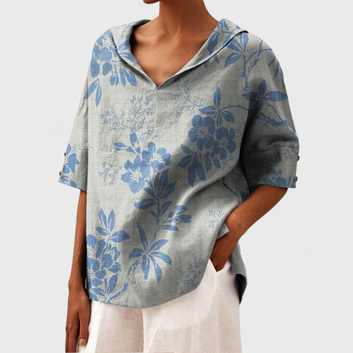 Lenka - Elegantan top s V-izrezom