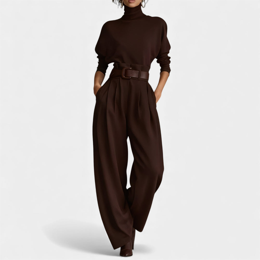 Maria – Set s rolkom i ravnim hlačama