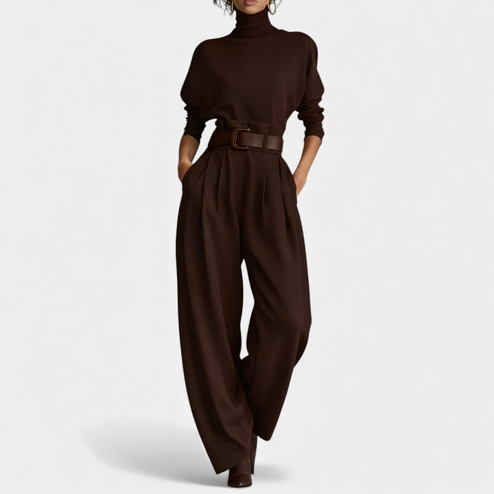 Maria – Set s rolkom i ravnim hlačama