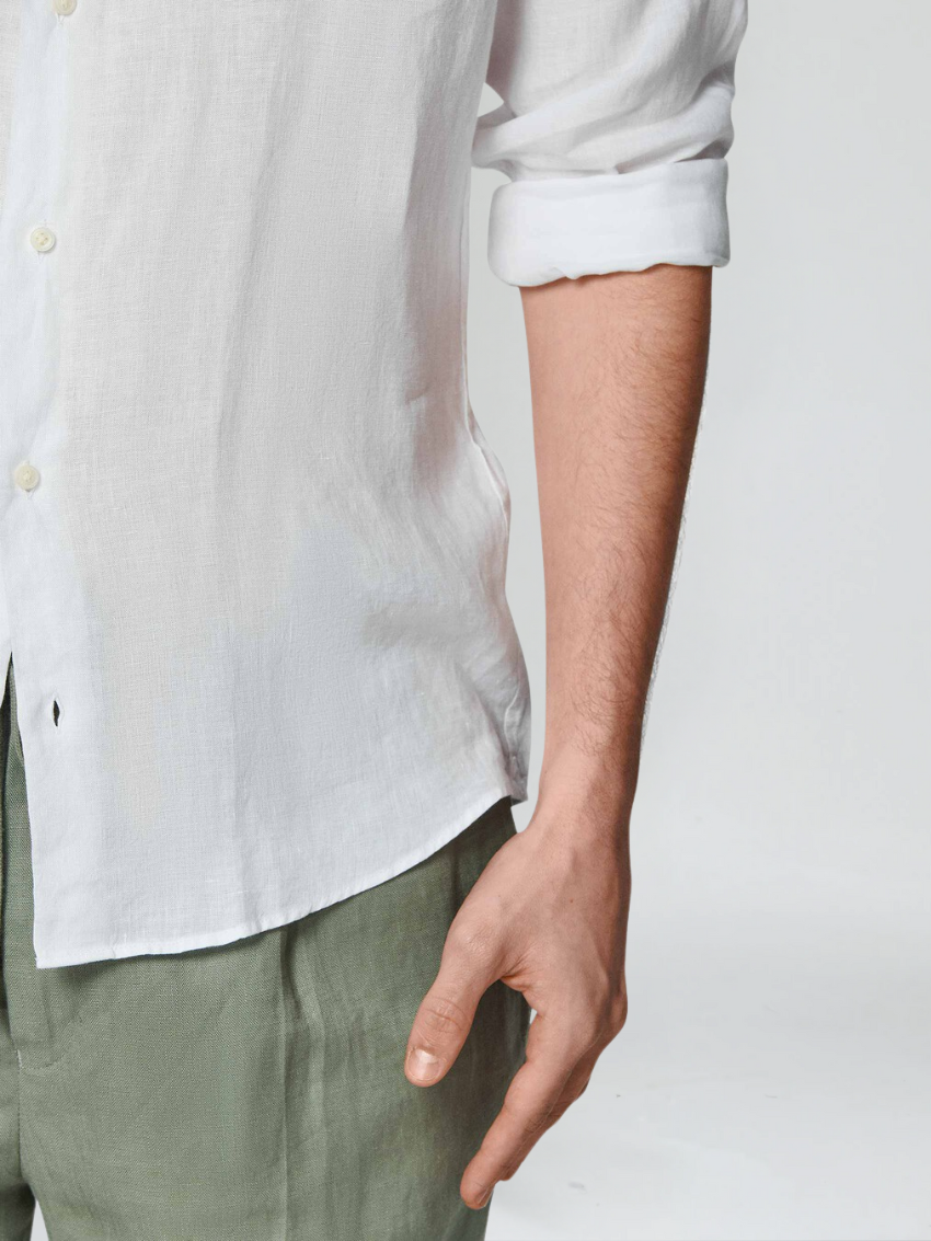 Esencijalna Lanena Košulja - Bijela