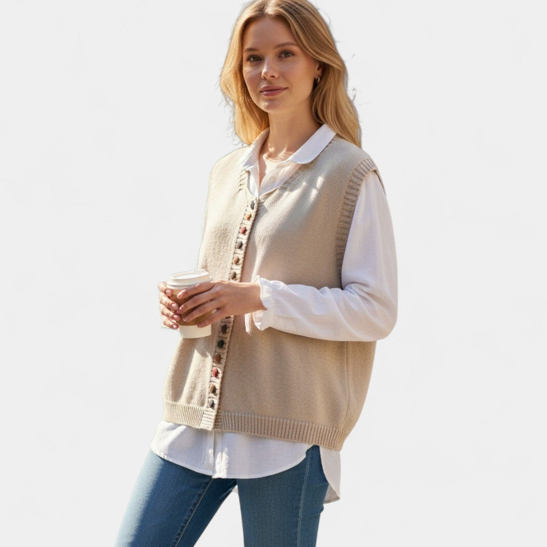 Karmen – Elegantan pleteni prsluk