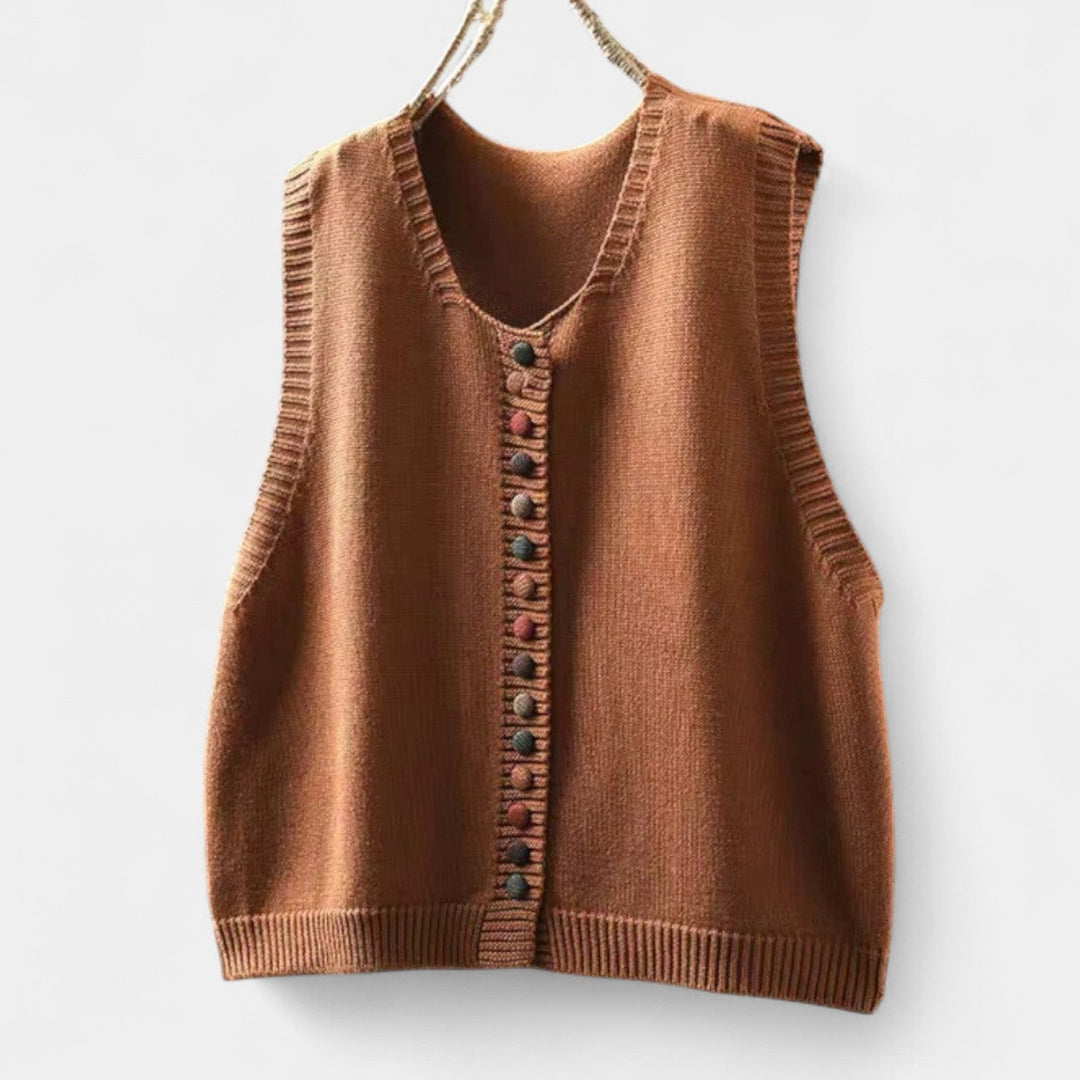 Karmen – Elegantan pleteni prsluk