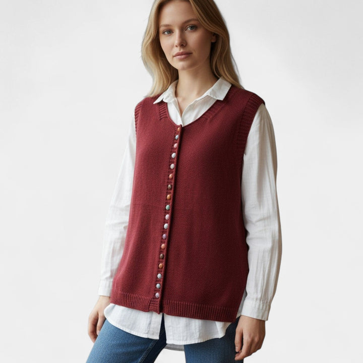 Karmen – Elegantan pleteni prsluk