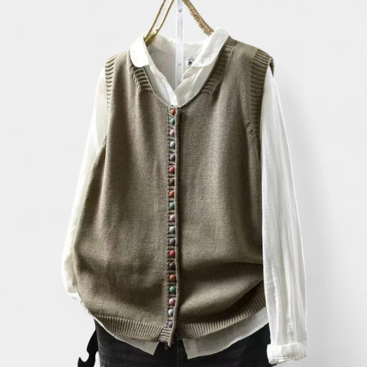 Karmen – Elegantan pleteni prsluk