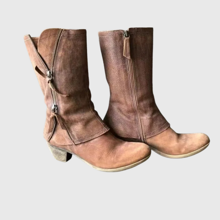 Alma – Vintage čizme do polovice meča