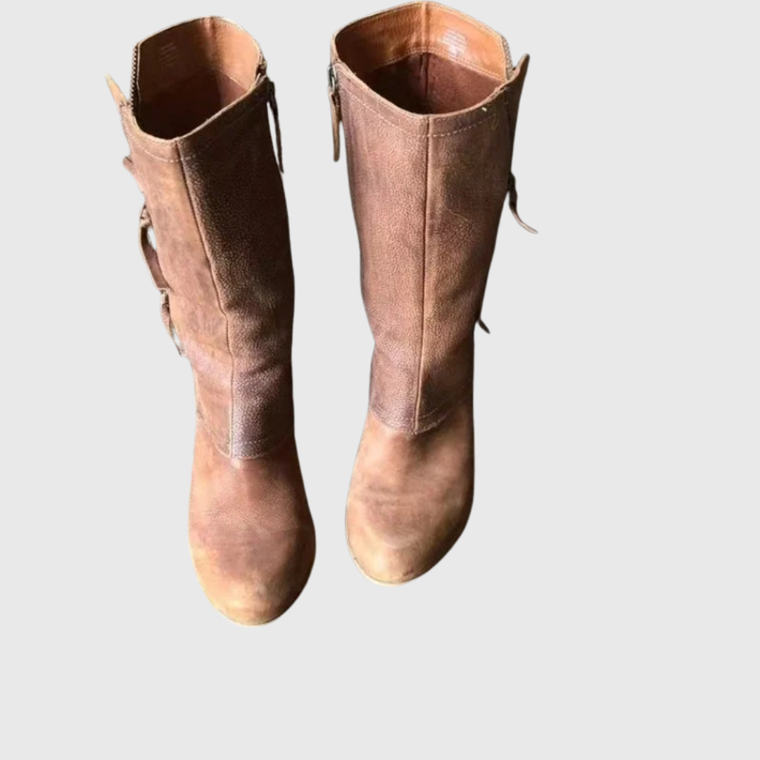 Alma – Vintage čizme do polovice meča