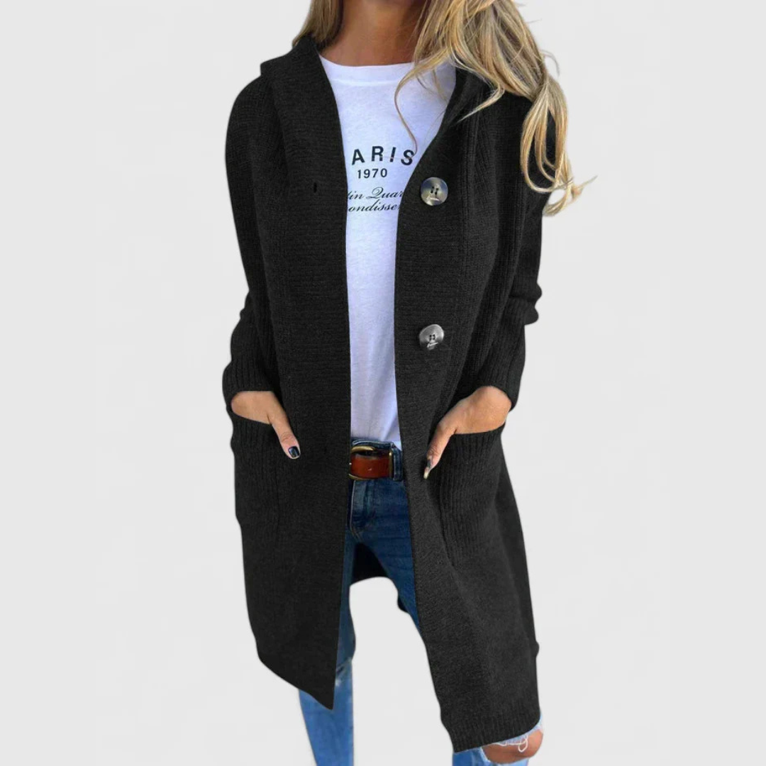 Neža – Klasični dugi kardigan s gumbima